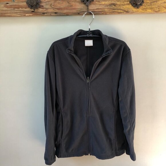 Nike‎ Golf Black Full Zip Fleece Jacket- Size Medium - Picture 1 of 8